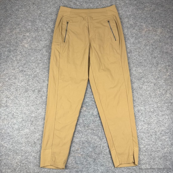 Athleta Pants - Athleta Trekkie North High Rise Joggers 28" Nylon Stretch Brown Womens 6